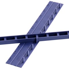 得力 3825装订压条5mm3826夹条7.5mm多规格10孔装订耗材100根/盒