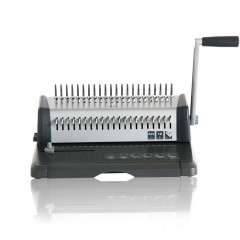 得力 3873梳式装订机省力型渐进式打孔机可调边距刀片牢固耐用