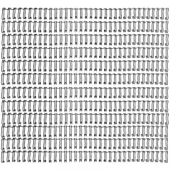 得力 2181铁圈34孔双线圈25页/45页装订圈台历圈装订耗材100