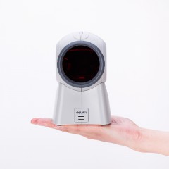 得力 扫描枪激光扫描器超市收银扫码器机仪条码抢有线扫码枪 14884