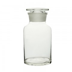 国产 量筒 广口瓶 玻璃磨口瓶 白色 500ML