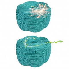 国产 聚雅轩 TSDF 尼龙绳子耐磨晾衣晒被绳绿色聚乙烯塑料绳 10mm 100米[单位：捆] 绿色