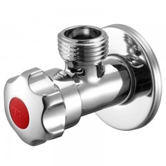 摩恩  加厚铜冷热水角阀两件套装 三角阀 1冷1热 100982