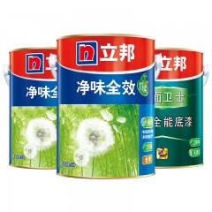 立邦 竹炭净味全效套装 油漆涂料 无添加内墙乳胶漆15L套装