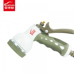 爱车屋 I-1001 多功能节水喷枪10m 10M 绿色 (个)