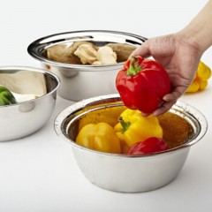 震龙 40cm精品不锈钢盆 2.0足尺带磁大反边面盆 不锈钢