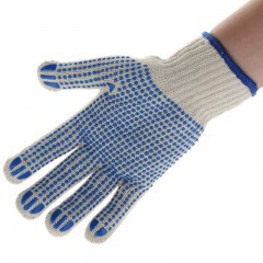 国产 棉纱胶点防滑手套
