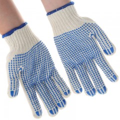 国产 棉纱胶点防滑手套