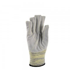 代尔塔 VENICUT 50(202012) 12双/打 覆皮加强版防切割手套 灰黄色