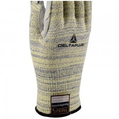 代尔塔 VENICUT 50(202012) 12双/打 覆皮加强版防切割手套 灰黄色