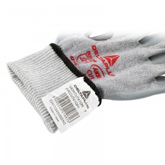 代尔塔 防割13针手套 202011－9 (灰色) （PU涂层）