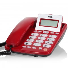 TCL 来电显示办公电话机座机免电池可翻盖免提通话  HCD868(202)TSD
