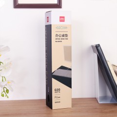 得力 大号办公桌垫 PU材质防滑防水电脑鼠标垫