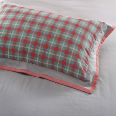 LOVO 四件套全棉纯棉床上用品条格4件套被套床单床品