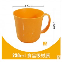 茶花塑料磨砂牙刷杯杯子简约家用浴室卫生间洗漱杯子漱口杯