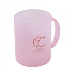 茶花塑料磨砂牙刷杯杯子简约家用浴室卫生间洗漱杯子漱口杯