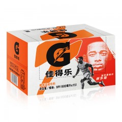 佳得乐 橙味运动饮料600ml*15瓶/整箱 功能饮料