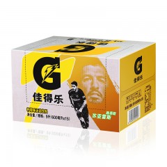 佳得乐 柠檬味运动饮料600ml*15瓶/整箱 百事可乐出品柠檬功能饮料