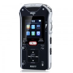 爱国者 无线麦克风录音笔16G 远距高清 无损播放 黑色 R5577