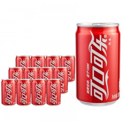 可口可乐 迷你罐200ml*24听/整箱 复仇者联盟 迷你可乐听装小可乐