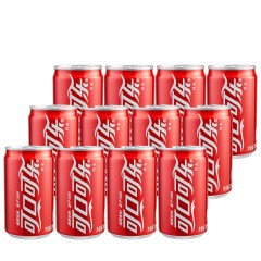 可口可乐 迷你罐200ml*24听/整箱 复仇者联盟 迷你可乐听装小可乐
