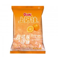 上好佳 硬糖 柑橘味 100g/袋 清爽好吃