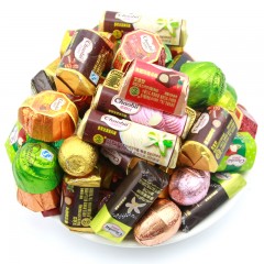 徐福记 奇欧比巧克力散装休闲零食混合装500g婚庆糖果喜糖