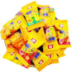 雅客 糖果V9果汁夹心软糖QQ糖500g零食混合多口味批发散装结婚喜糖