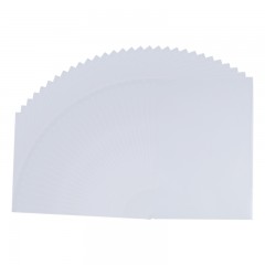 晨光 文具单片夹文件夹资料夹透明办公用品30个装ADM95209