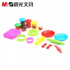 晨光 彩泥6色超轻粘土女孩儿童无毒橡皮泥彩泥太空水晶手工黏土沙套装玩具生日蛋糕系列6色套装4D橡皮彩泥益智