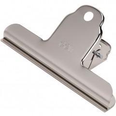 得力 山形票夹9532 金属画板夹102mm 大号钢夹子票据夹