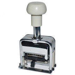 得力 7515号码机 15位数字编号印章 自动号码机手动纸张打号机 1个