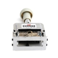 得力 7513号码机 13位数字打号机页码机 可调数字印章打码器  1个