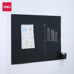 得力 软铁黑板 带胶 办公教学会议可擦除 贴挂式 儿童涂鸦