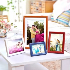 朗格 实木相框儿童摆台 欧式创意7寸5 6 8 10 A4 16寸挂墙