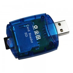 KDATA/金田 读卡器SD卡TF卡 适用于手机内存卡相机卡 二合一读卡器