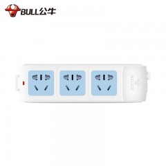 公牛 插座插排不带线插板排插无线电插板1/2/3/4孔插位接线板  GN-A03