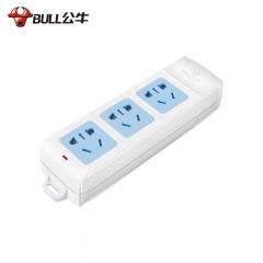 公牛 插座插排不带线插板排插无线电插板1/2/3/4孔插位接线板  GN-A03