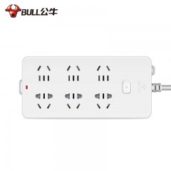 公牛 插座接线板插排插线板拖线板插板六孔无线1.8/3/5米 GN-109K（无线）