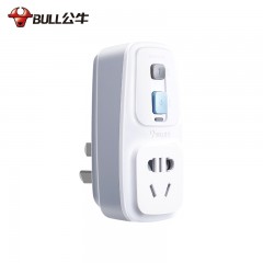 公牛 漏电保护器插头10A/16A热水器空调大功率接线防漏电插头 GN-920L