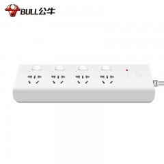 公牛 插座接线板插排防雷排插插线板拖线板三重防雷插座1.8米/3米  H2080