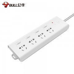 公牛 插座接线板插排防雷排插插线板拖线板三重防雷插座1.8米/3米  H2080