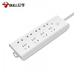 公牛 电源插座接线板插排插线板拖线板双重防雷带线3米  GN-H1440