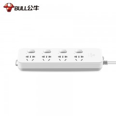 公牛 插座接线板插线板拖线板插板独立开关四孔六孔超功率过载保护 GN-313