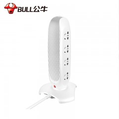 公牛 立式办公插座智能插排插线板接线板插板电源插座带过载保护 GN-V1080