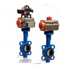 国产 不锈钢硬密封气动蝶阀|对夹连接气动碟阀 D671H-10C