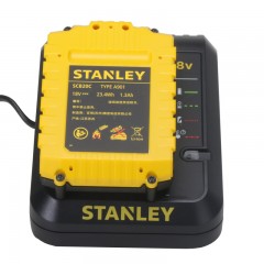 STANLEY/史丹利锂电钻家用18V手电钻 电起子充电钻电动螺丝刀工具 SCD20C2K