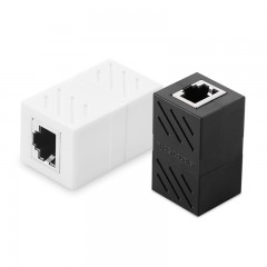 绿联 RJ45网线连接器对接头网络双通头直通头模块网线延长对接器
