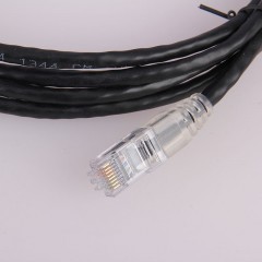 AMP/安普 8八芯 超五类非屏蔽网线 5米跳线1-1859244-7
