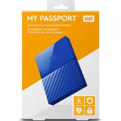 WD/西部数据 BP款My Passport 2.5寸4TB加密移动硬盘USB3.0 WDBYFT00